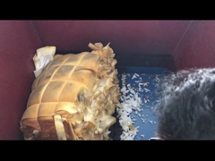 Машина для измельчения губки из пенополистирола, упакованная в упаковку