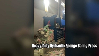 Промышленный гидравлический пресс-подборщик губки – стальной корпус, детали премиум-класса, непрерывная разгрузка и автоматика по индивидуальному заказу
