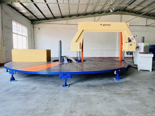 Автоматический роторный резак для пены с губкой из полиуретана с горизонтальным разделением и карусельным всасыванием